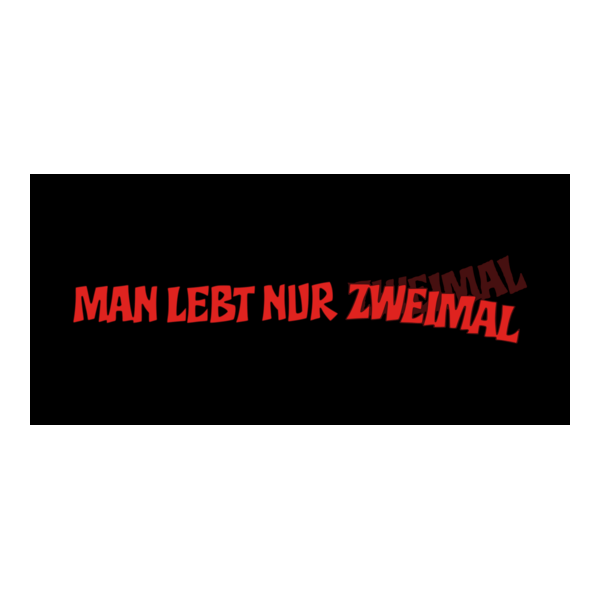 Man lebt nur zweimal Logo PNG Vector