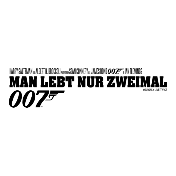 Man lebt nur zweimal Logo PNG Vector