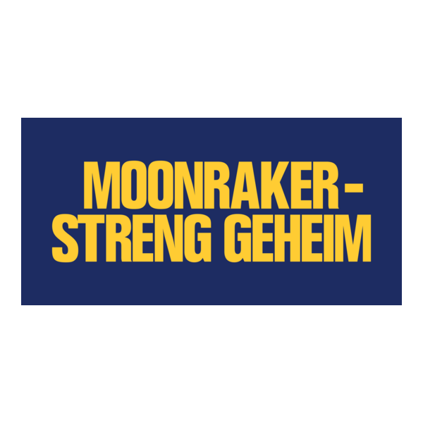 Moonraker - Streng geheim Logo PNG Vector