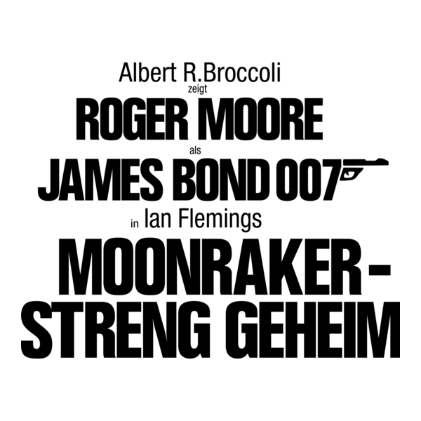 Moonraker - Streng geheim Logo PNG Vector