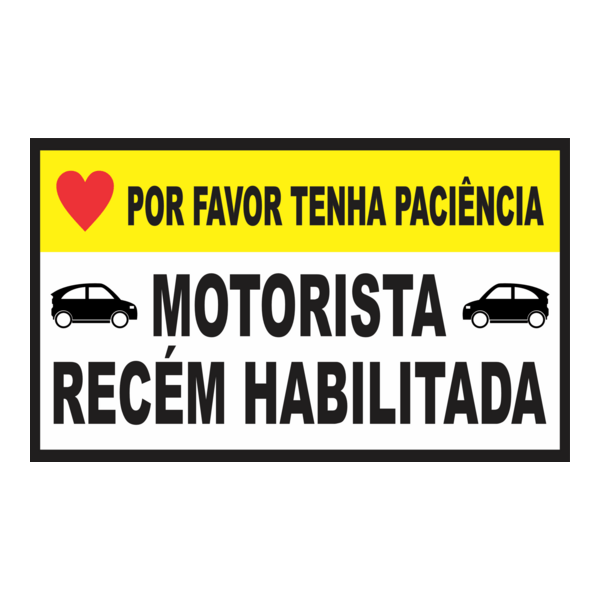 MOTORISTA RECÉM HABILITADA Logo PNG Vector