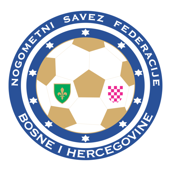 Nogometni/Fudbalski savez Bosne i Hercegovine Logo PNG Vector
