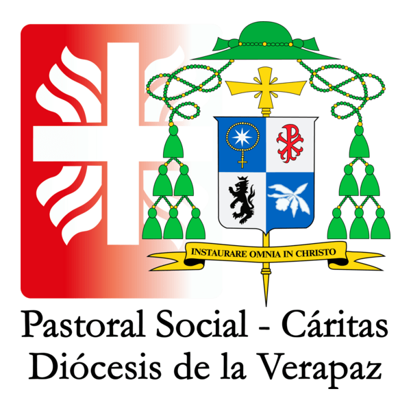 Pastoral Social Caritas Diocesis de la Verapaz Logo PNG Vector