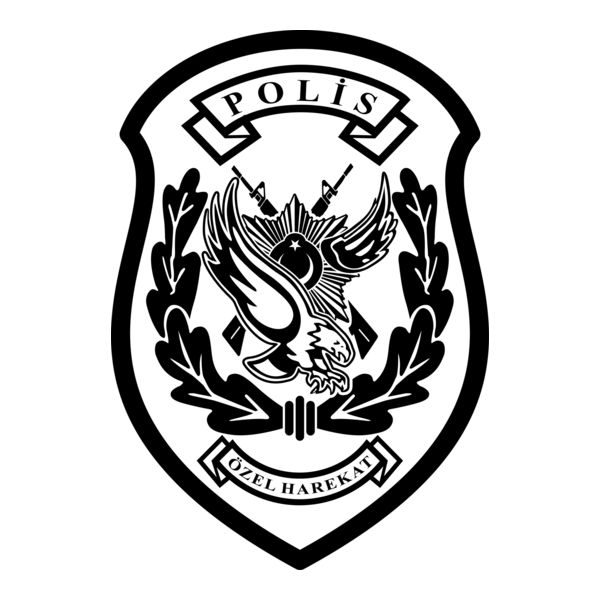PÖH - Türk Polis Özel Harekat - New Arm Patch Logo PNG Vector