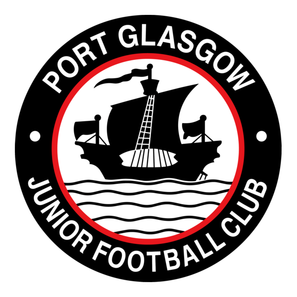 Port Glasgow Junior Football Club Logo PNG Vector