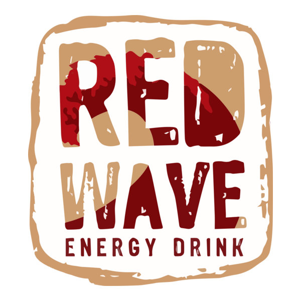 RedWave Energy Drink Logo PNG Vector