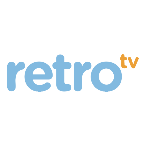Retro TV Logo PNG Vector