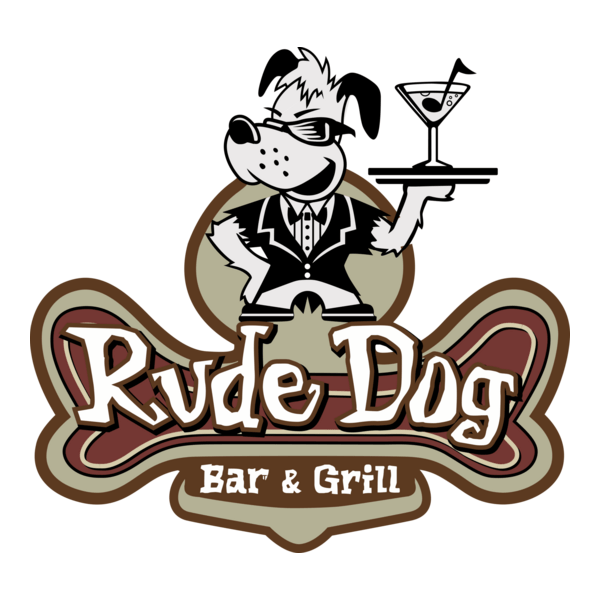 Rude Dog Bar & Grill Logo PNG Vector