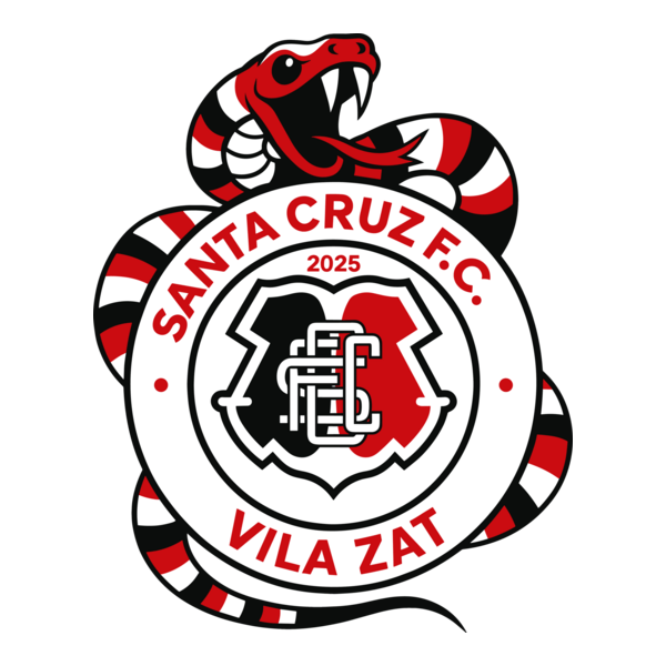 Santa Cruz Futebol Clube (Vila Zat - São Paulo) Logo PNG Vector