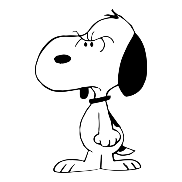 snoopy angry Logo PNG Vector