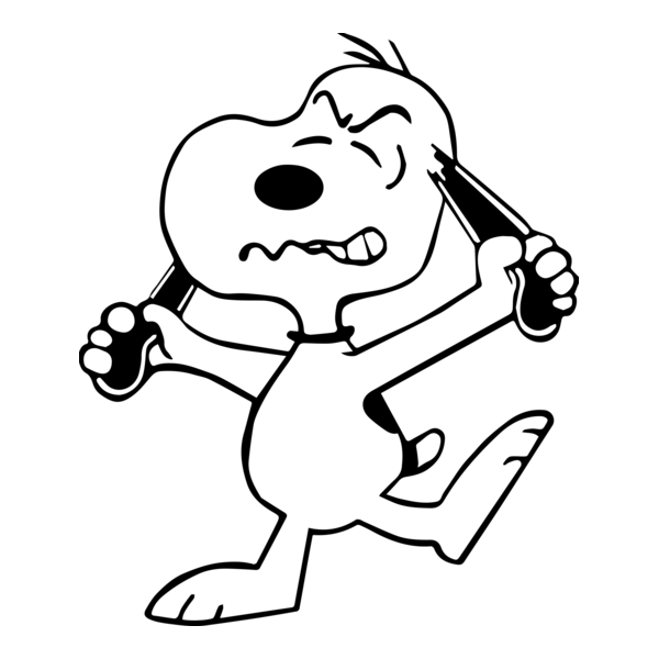 Snoopy angry Logo PNG Vector