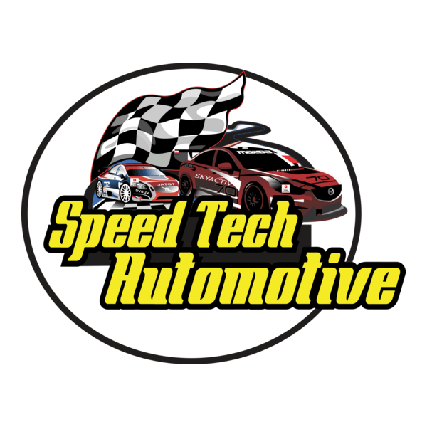 Speed Tech Automotive Logo PNG Vector