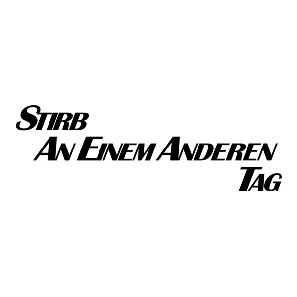 Stirb an einem anderen Tag Logo PNG Vector