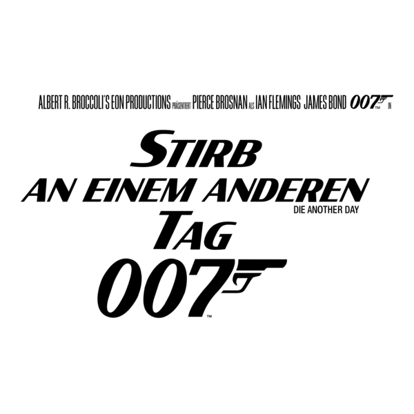 Stirb an einem anderen Tag Logo PNG Vector