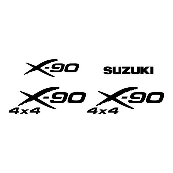 Suzuki X90 4x4 Logo PNG Vector
