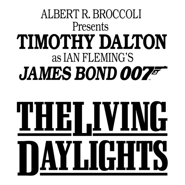 The Living Daylights Logo PNG Vector