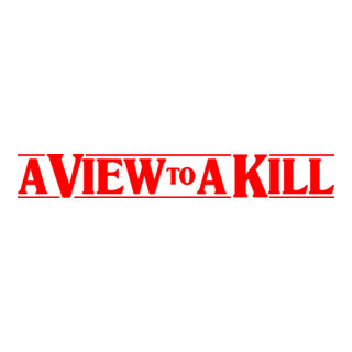 A View to a Kill Logo PNG Vector