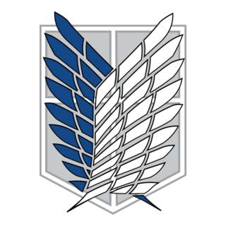 attack on titan legion flag Logo PNG Vector