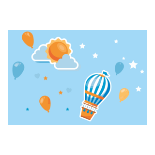 BALÃO NUVEM SOL - BALLOON CLOUD SUN Logo PNG Vector