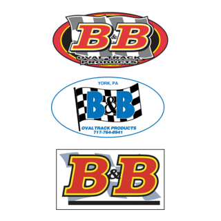 B&B Oval Track Products Logo PNG Vector