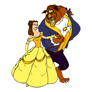 Beauty and the Beast Logo PNG Vector