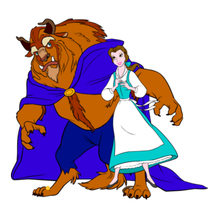 Beauty and the Beast Logo PNG Vector