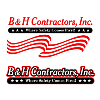B&H Contractors, Inc Logo PNG Vector
