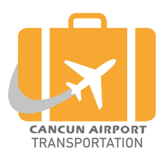 Cancun Airport Transportation Logo PNG Vector