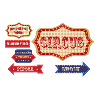 CIRCO - CIRCUS - SHOW Logo PNG Vector