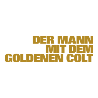 Der Mann mit dem goldenen Colt Logo PNG Vector