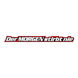 Der Morgen stirbt nie Logo PNG Vector