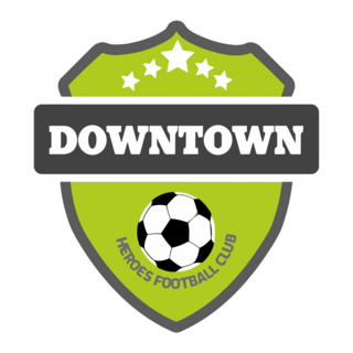 Downtown Heroes FC Logo PNG Vector