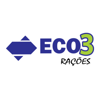 Eco 3 Rações Logo PNG Vector