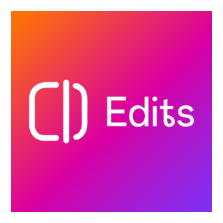 Edits, an Instagram app White Logo PNG Vector
