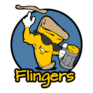 Flingers Pizza Pub Logo PNG Vector