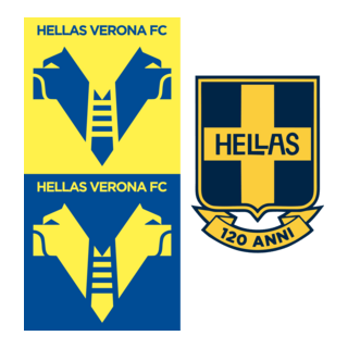 Hellas Verona F. C. (120 anni) Logo PNG Vector
