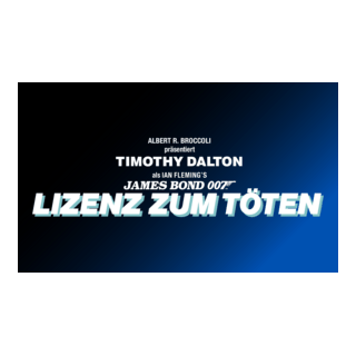 Lizenz zum Töten Logo PNG Vector