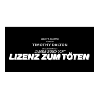 Lizenz zum Töten Logo PNG Vector