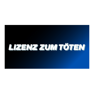 Lizenz zum Töten Logo PNG Vector