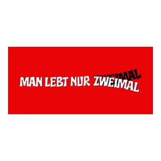 Man lebt nur zweimal Logo PNG Vector
