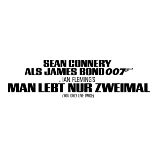 Man lebt nur zweimal Logo PNG Vector