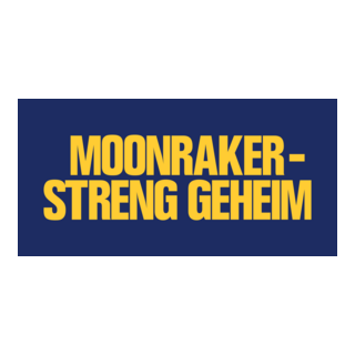 Moonraker - Streng geheim Logo PNG Vector