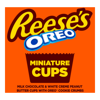 Reese's Oreo Miniature Cups 2025 Logo PNG Vector