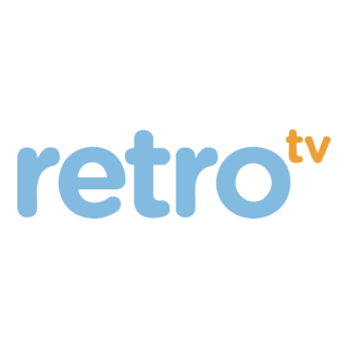 Retro TV Logo PNG Vector