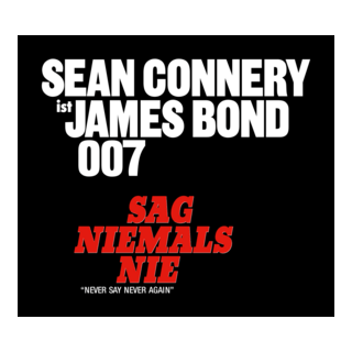 Sag niemals nie Logo PNG Vector