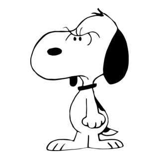 snoopy angry Logo PNG Vector
