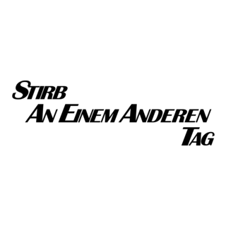 Stirb an einem anderen Tag Logo PNG Vector