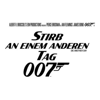 Stirb an einem anderen Tag Logo PNG Vector