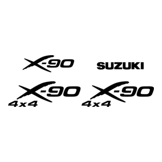Suzuki X90 4x4 Logo PNG Vector