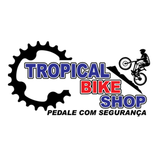 TROPICAL BIKE SHOP PEDALE COM SEGURANÇA Logo PNG Vector